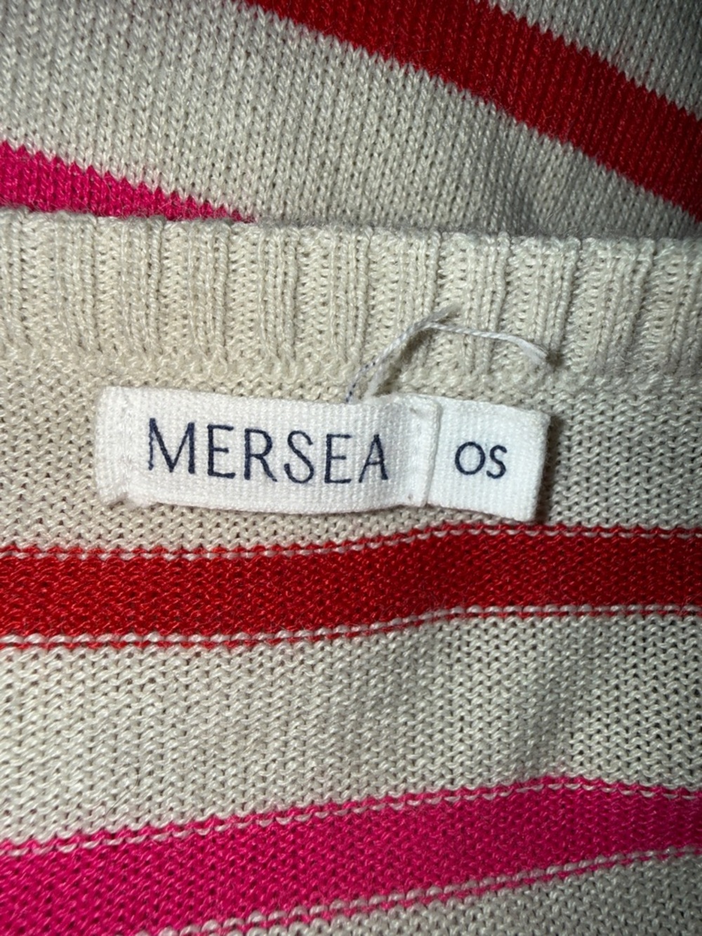 MERSEA Catalina Crewneck Sweater in Poppy Stripe OS - Picture 2 of 11